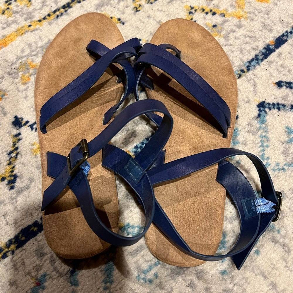 Blue Strap Sandals